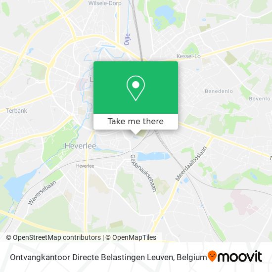 Ontvangkantoor Directe Belastingen Leuven map