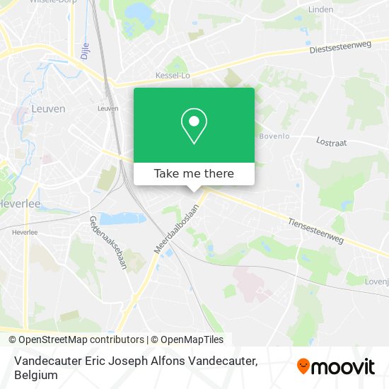 Vandecauter Eric Joseph Alfons Vandecauter map