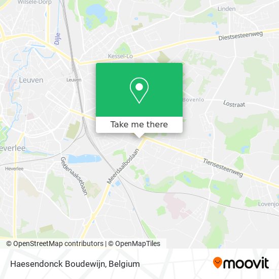 Haesendonck Boudewijn map