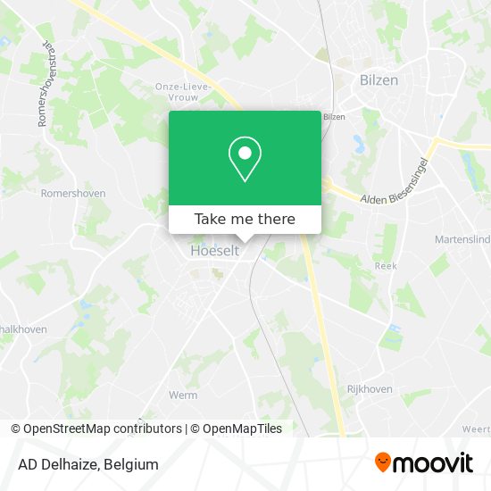 AD Delhaize map