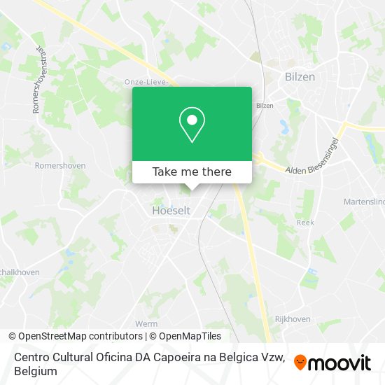 Centro Cultural Oficina DA Capoeira na Belgica Vzw map