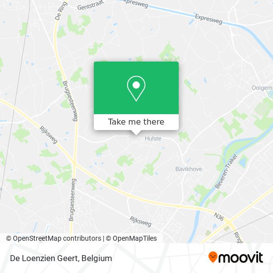 De Loenzien Geert map