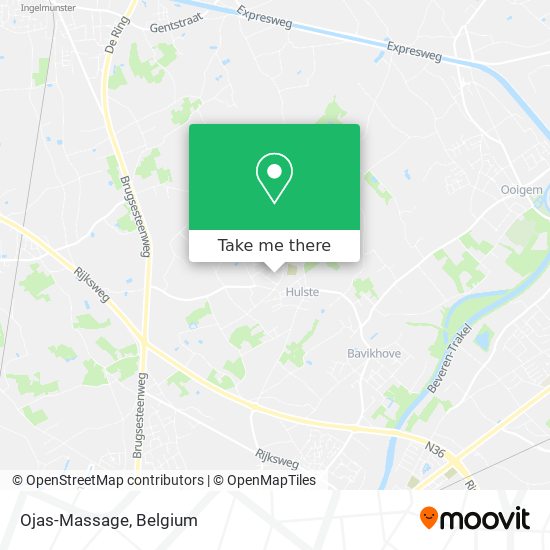 Ojas-Massage map