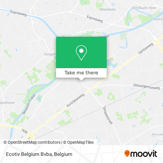 Ecotiv Belgium Bvba map