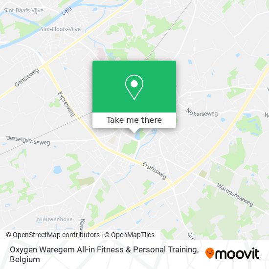 Oxygen Waregem All-in Fitness & Personal Training plan