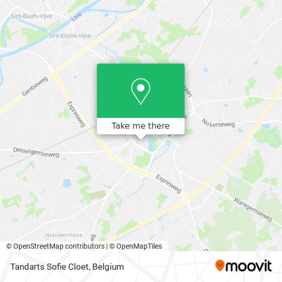 Tandarts Sofie Cloet map