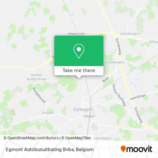 Egmont Autobusuitbating Bvba map