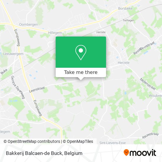 Bakkerij Balcaen-de Buck map