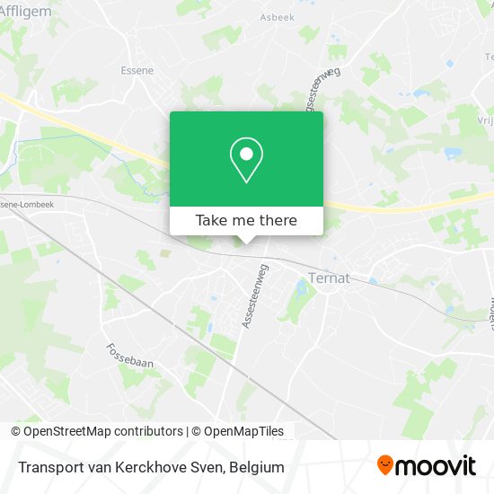 Transport van Kerckhove Sven map