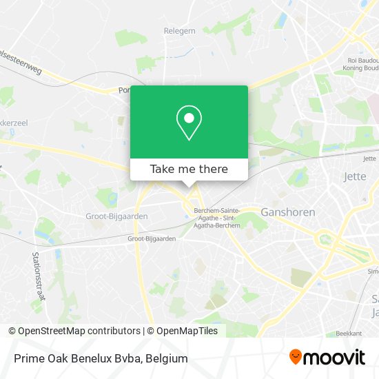 Prime Oak Benelux Bvba map