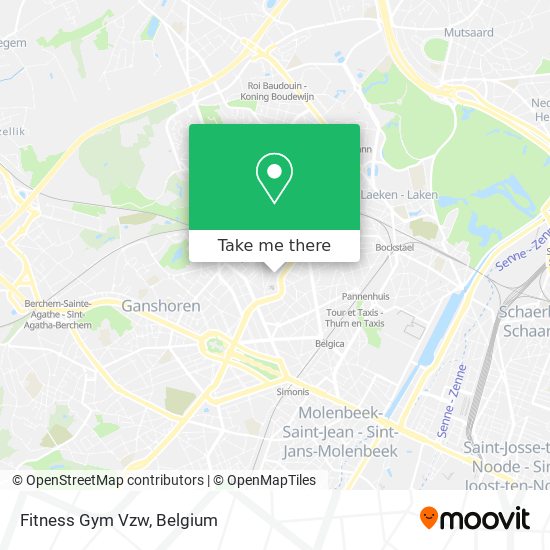 Fitness Gym Vzw map