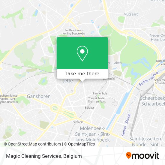 Magic Cleaning Services map