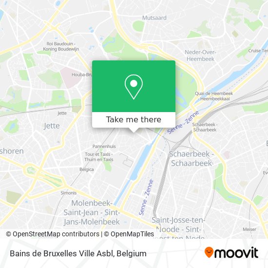 Bains de Bruxelles Ville Asbl plan