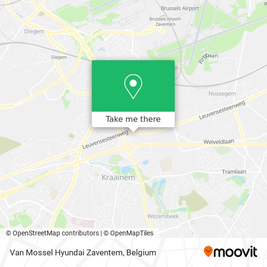 Van Mossel Hyundai Zaventem plan