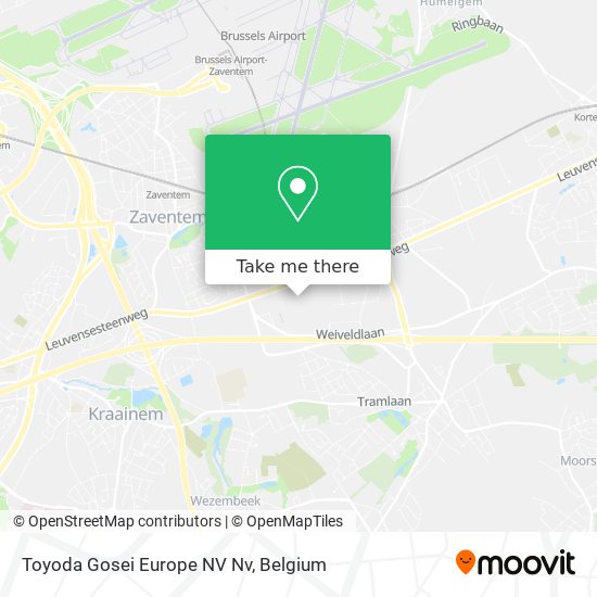 Toyoda Gosei Europe NV Nv map
