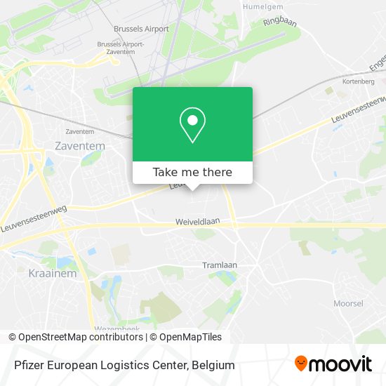 Pfizer European Logistics Center map