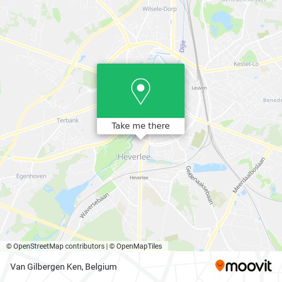 Van Gilbergen Ken map