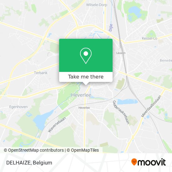 DELHAIZE map