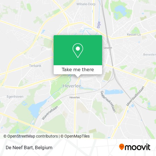 De Neef Bart map