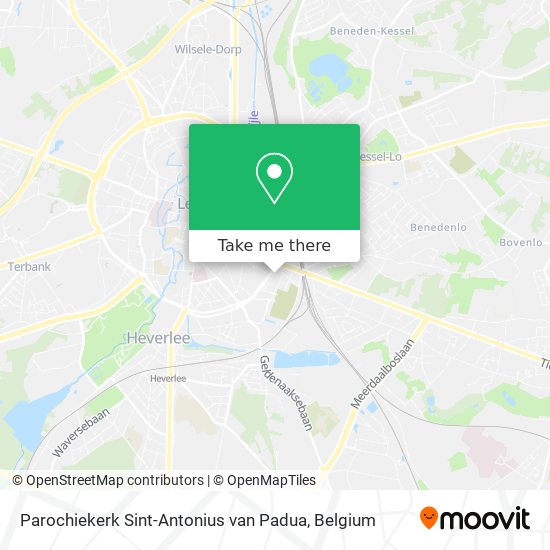 Parochiekerk Sint-Antonius van Padua plan