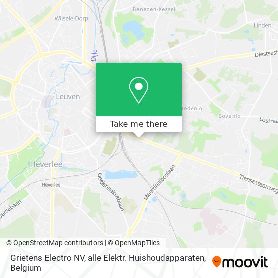 Grietens Electro NV, alle Elektr. Huishoudapparaten plan