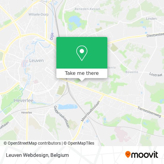 Leuven Webdesign map