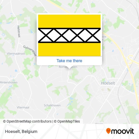 Hoeselt map