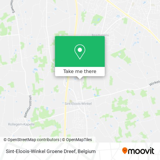 Sint-Eloois-Winkel Groene Dreef map