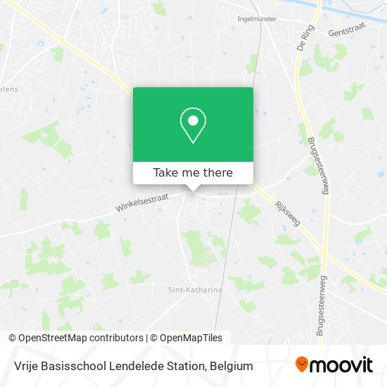 Vrije Basisschool Lendelede Station plan