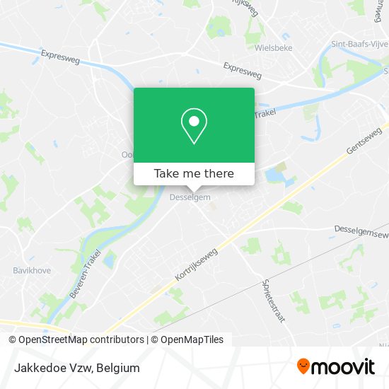 Jakkedoe Vzw map