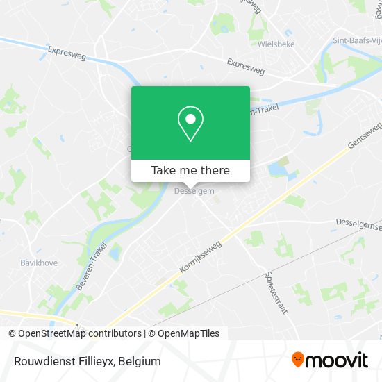 Rouwdienst Fillieyx map