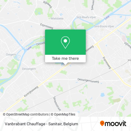 Vanbrabant Chauffage - Sanitair plan