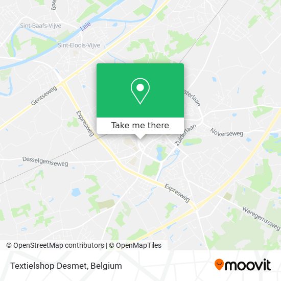 Textielshop Desmet map