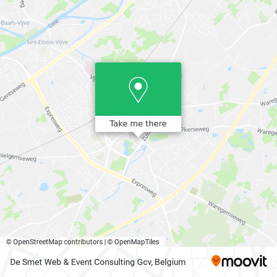 De Smet Web & Event Consulting Gcv map