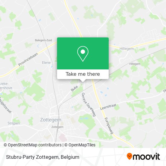 Stubru-Party Zottegem map