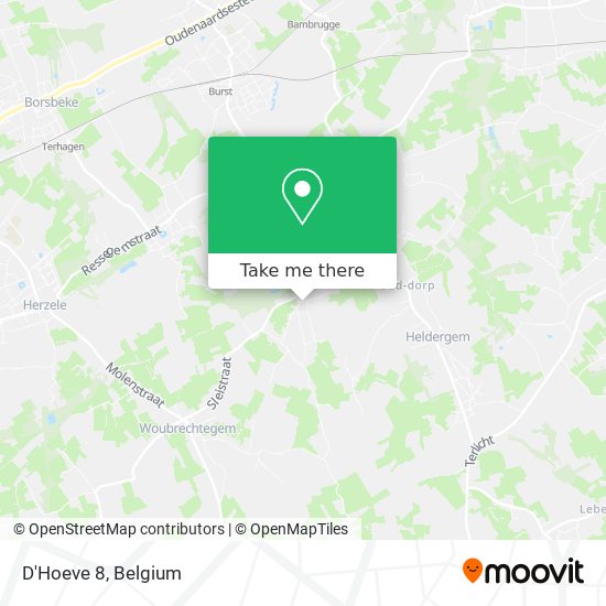 D'Hoeve 8 map