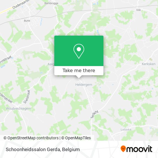 Schoonheidssalon Gerda map