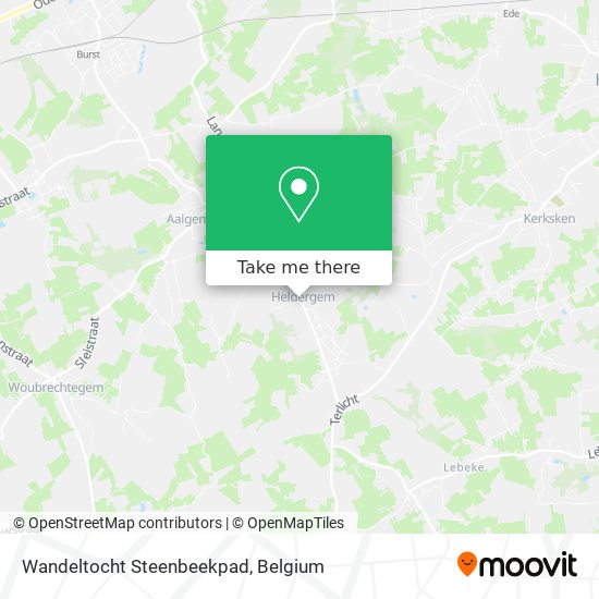 Wandeltocht Steenbeekpad map