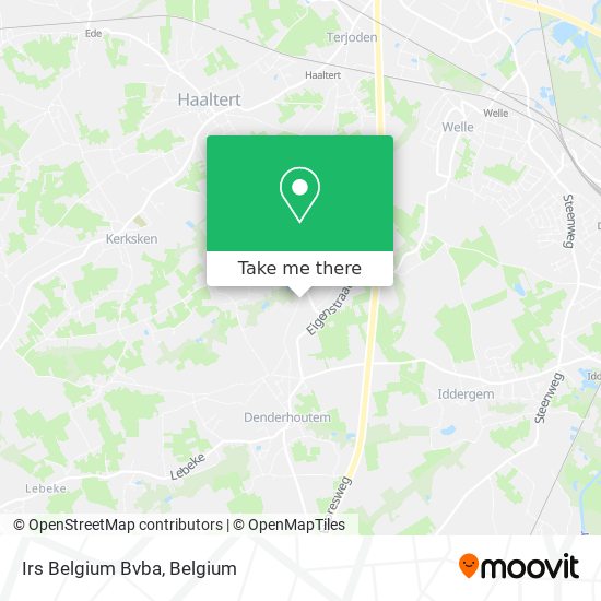 Irs Belgium Bvba map