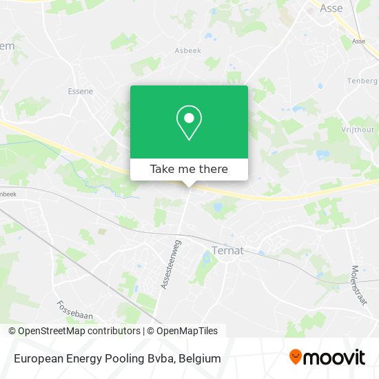 European Energy Pooling Bvba map