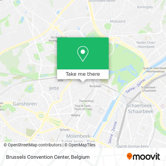 Brussels Convention Center map