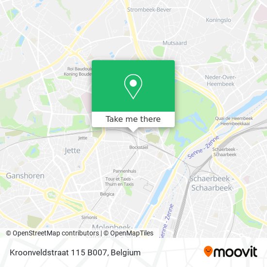 Kroonveldstraat 115 B007 plan