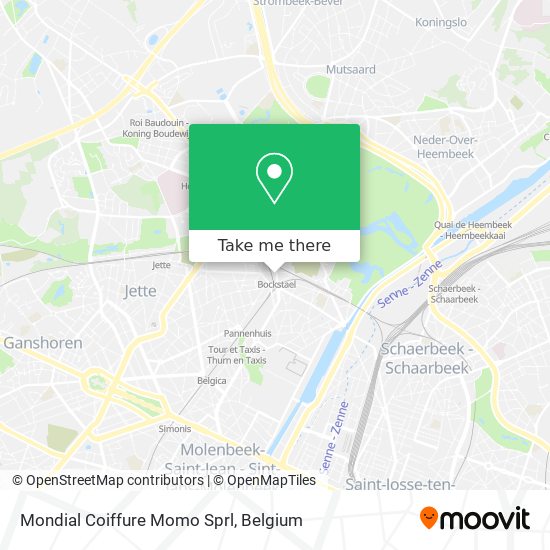 Mondial Coiffure Momo Sprl map