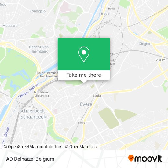 AD Delhaize map