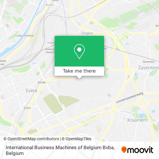 International Business Machines of Belgium Bvba map