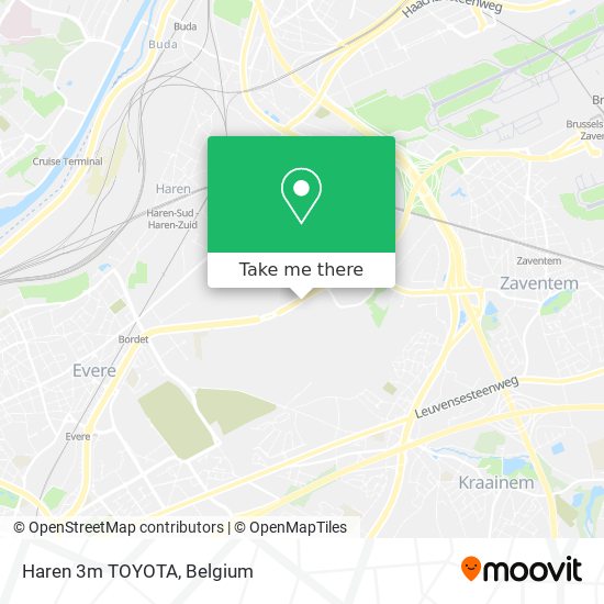 Haren 3m TOYOTA map