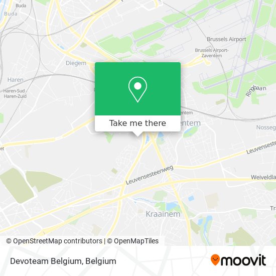 Devoteam Belgium map