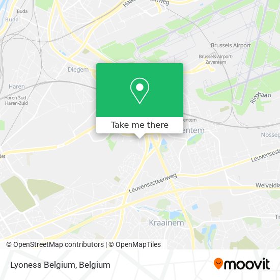 Lyoness Belgium map