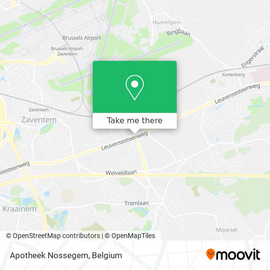 Apotheek Nossegem map