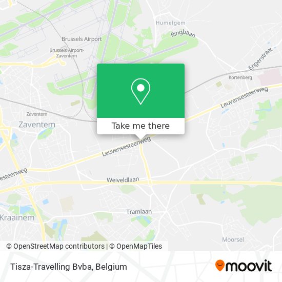 Tisza-Travelling Bvba map